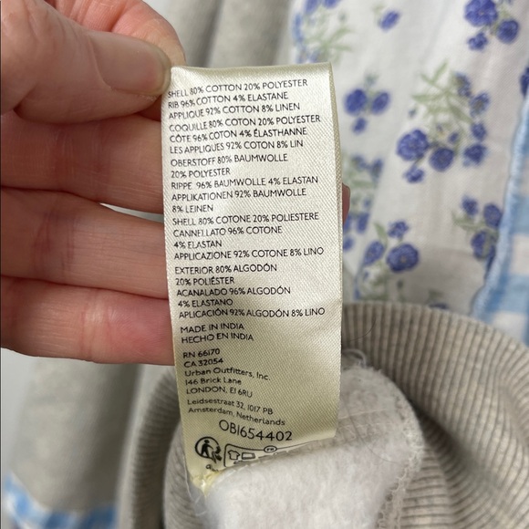 Free People Lucy Sweathirt Gray Size Small - Picture 6 of 6